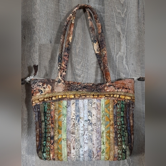 Casydella Designs Handmade Coiled Autumn Purse Bag Tote Brand New $125.00 - Picture 4 of 6